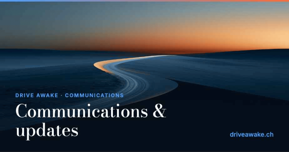 Communications - Drive Awake