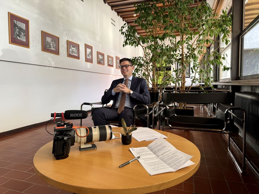 Vor dem Interview